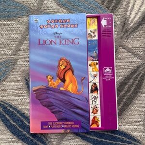 Vintage Disney The Lion King Golden Sound Story Electronic 1994‎ Works!